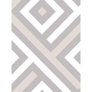 Seabrook Designs GT20308 Geometric Acrylic Coated Traditional/Classic Wallpaper